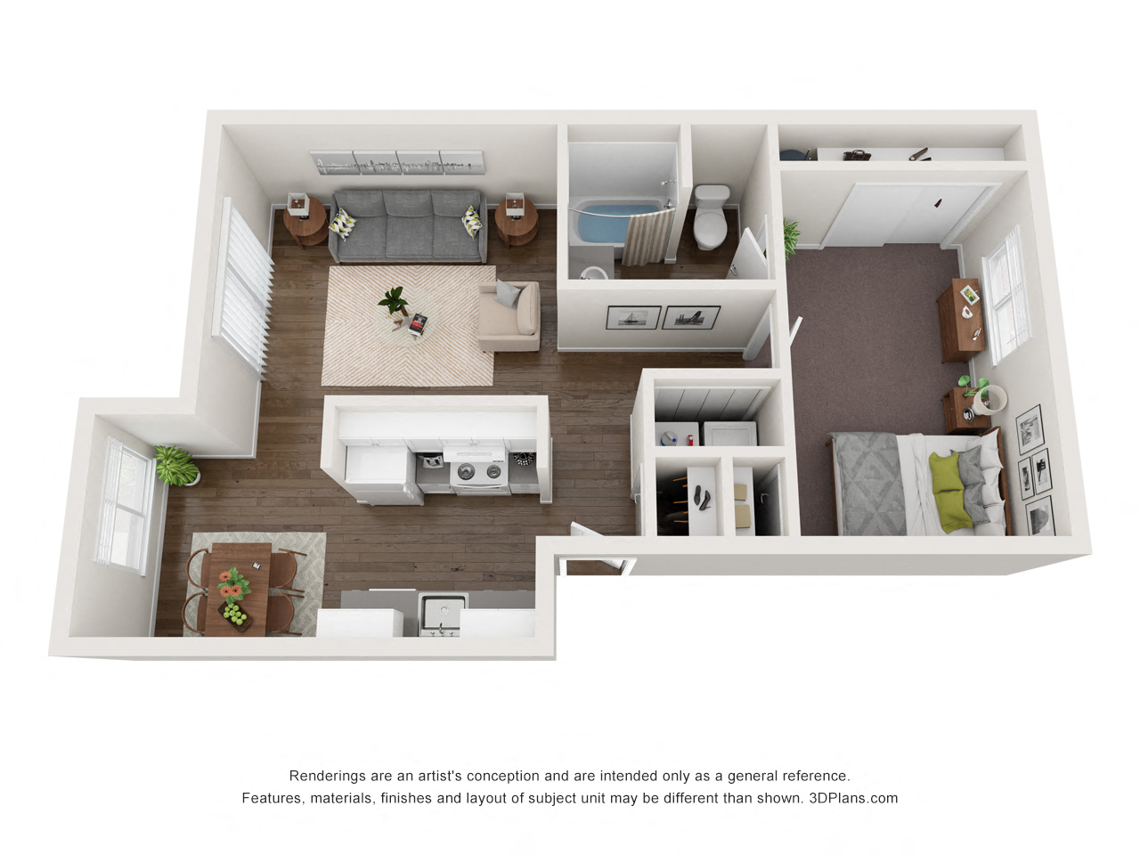 Fernwood Court | 1x1